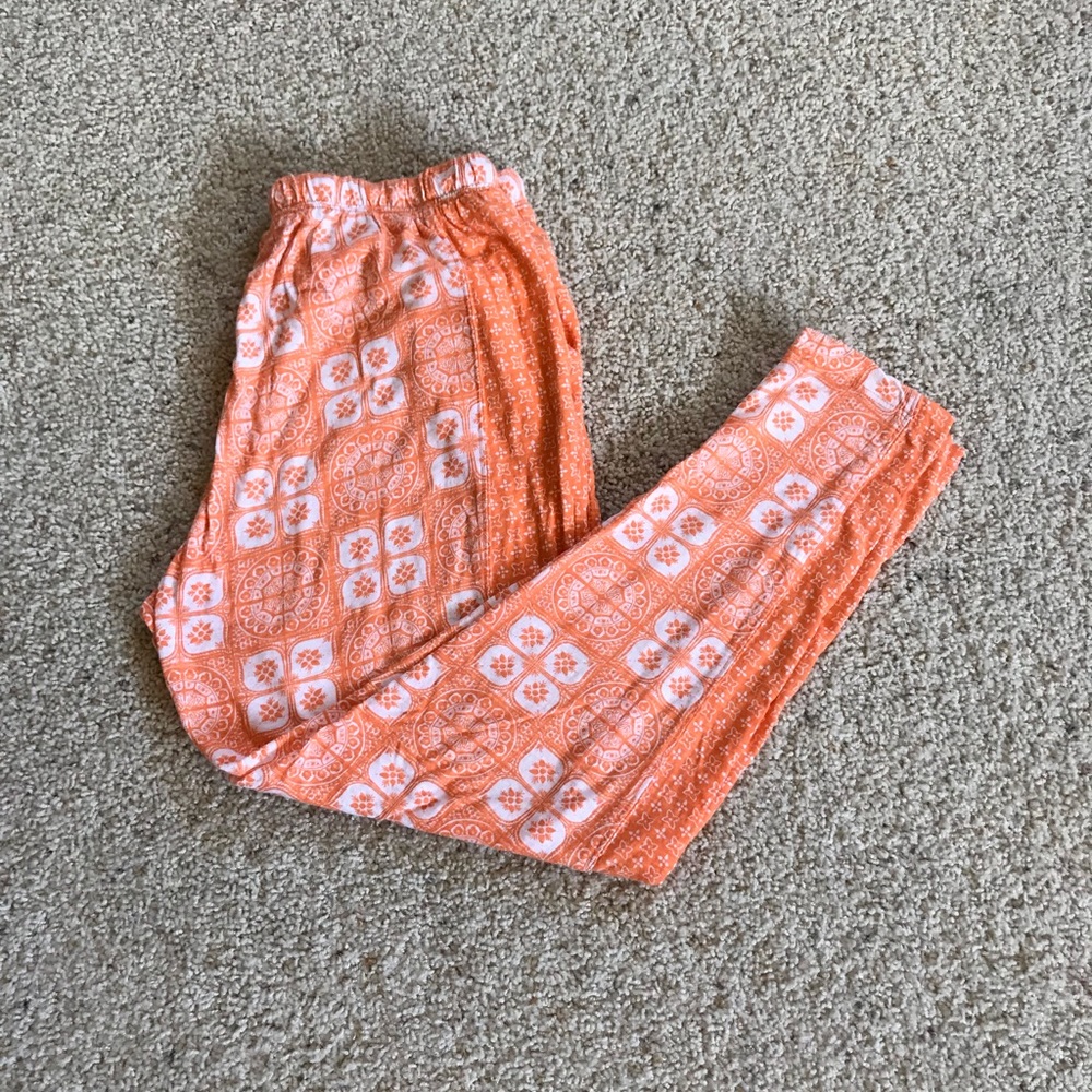 NWT, Roxy, Orange & White Cotton Pants!